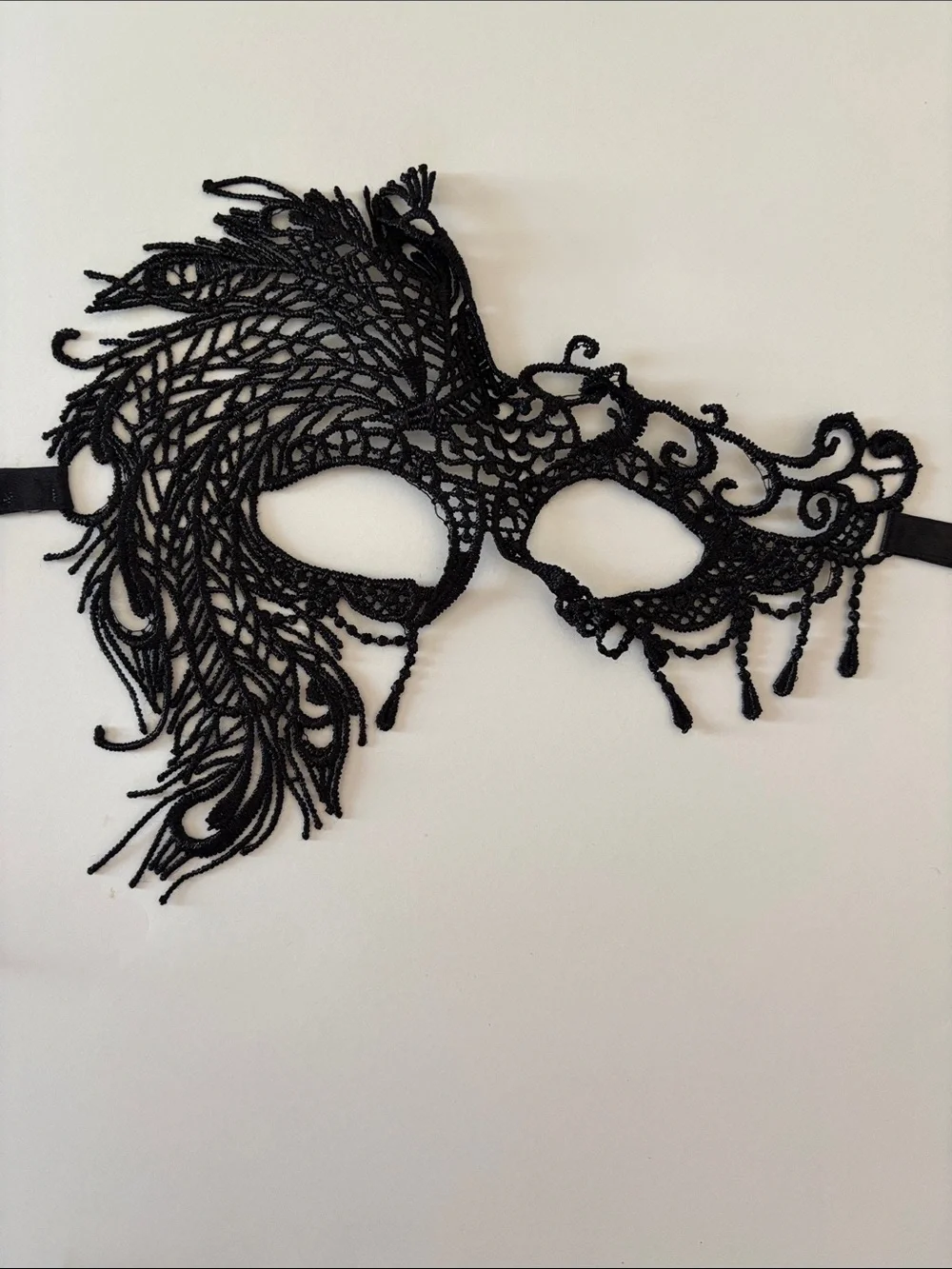 Bundle of 4 Black Lace Venetian Masquerade Eye Masks
